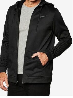 Nike Therma Full Zip Hoodie Black